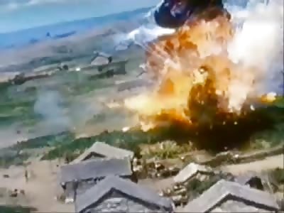 Napalm over Vietnam.