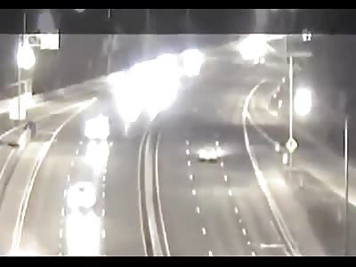 CCTV captures Lamborghini rental crash