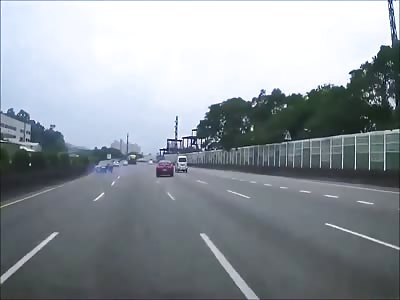 Ferrari Driver Causes GTR To Crash To Win A Race!