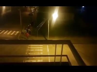 Crazy Driver Attacks his Ex..then Runs Over an Innocent Pedestrian 