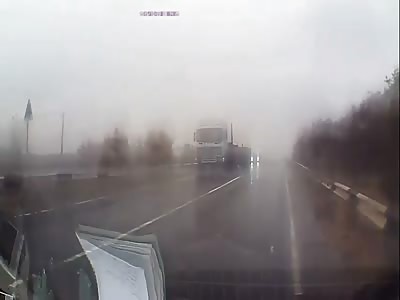 Sad Accident Car Pulverized.