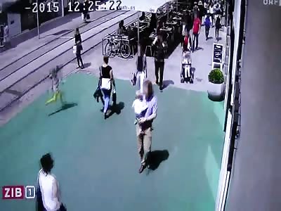 First video of the mad drive from the man who killed 3 people in Graz (Austria) 