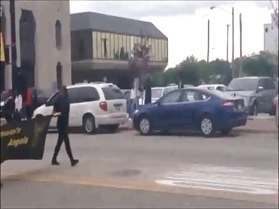 Video shows motorcyclist crash into dancer in Draymond Green parade Saginaw Michigan 