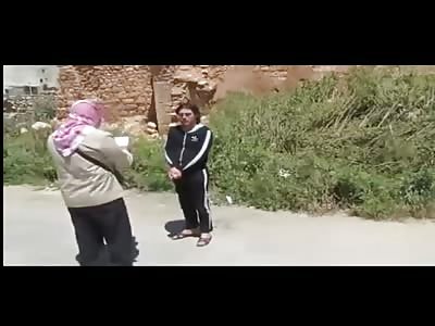 Young Syrian Executed by Moderates with Silenced Gun