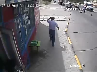 Two kids hit by a speeding Vehicle. 