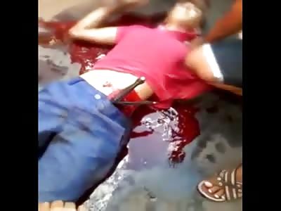 Man involved in accident and is pierced by knife he carried 