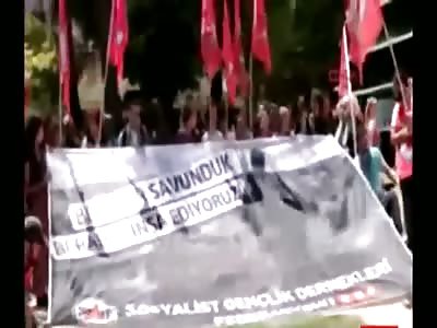 The moment of EXPLOSION in Sanliurfa, TURKEY