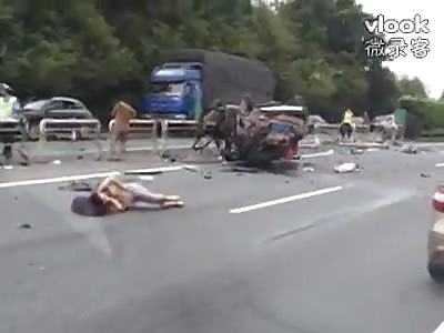  Brutal accident scene in China