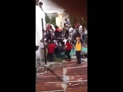 CCTV Catches Helicopter Crash