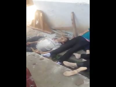 Villagers overloaded on trike killed in traffic accident after praying to Buddha in Temple. 