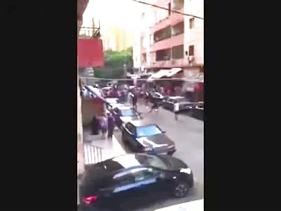 A man caught fire during wedding 3 