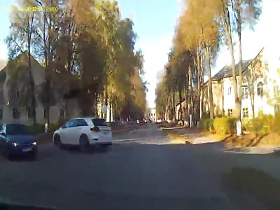 Woman Flips In the Air in Brutal Collision