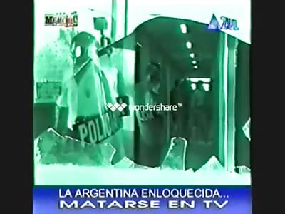 Man sets himself on fire 