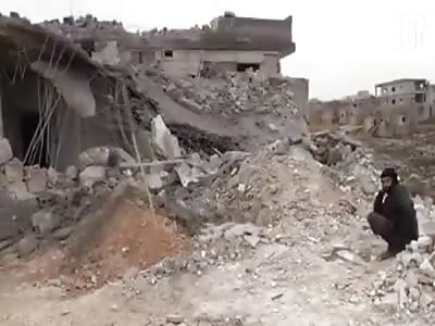 Man was blown into pieces