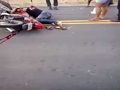 Brazil young boys accident motorcycles 