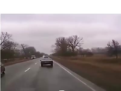 spectacular crash in slow motion