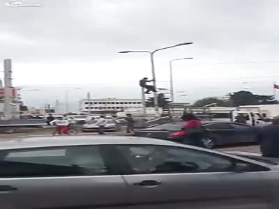 suicide from a lamppost