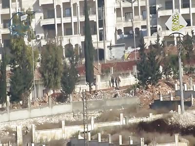 Sniper Picking Off Running Syrian Soldiers