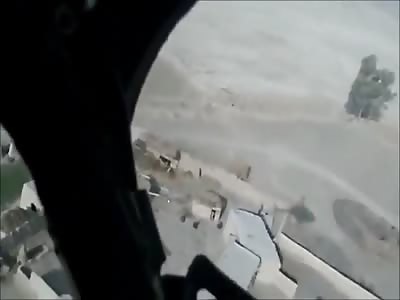 Kiowa Smoke Checks Fleeing Taliban On Motorcycle