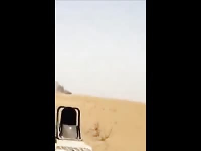 M1 Abrams Versus A Charging ISIS Car Bomb