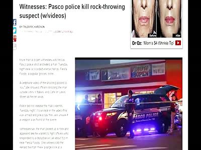 Shock Video: Police Execute Man With His Hands Up 