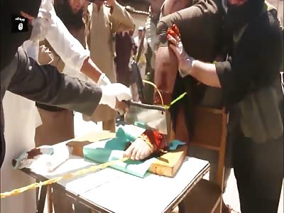 ISIS cut off left foot and right hand