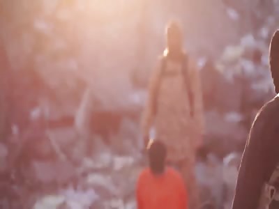 ISIS Iraq Executes 5 People Kneeing In A Circle By Pistol