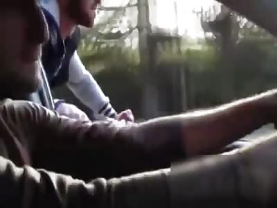 The bicyclist has joined the car