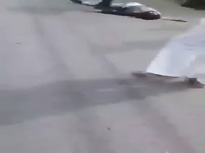 Many People Lying Dead in the Accident Scene