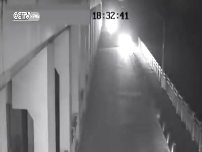 Car Rushes Through Guardrail and into River Killing 2 