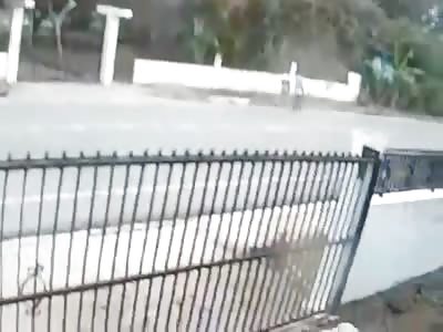 Over Speeding Idiot Lost Control of Car Brutally Killing Pedestrians 