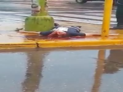 Man's Head Split Open after an Accident