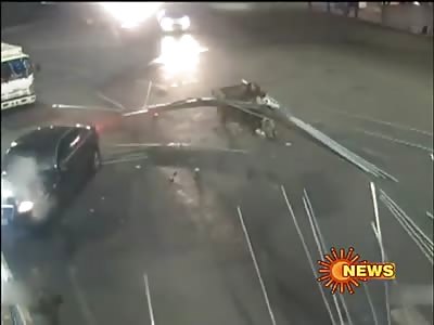 Man injures his head in accident