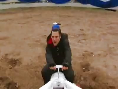 Bull versus 4-man SeeSaw