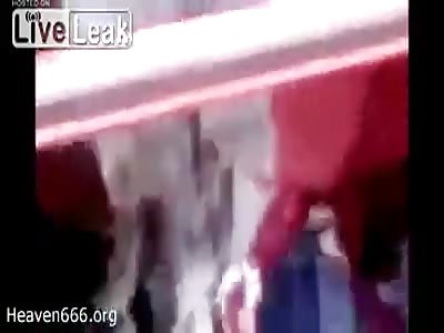 Bad Crash Man Dies (Warning Blood,gore,severed limbs)