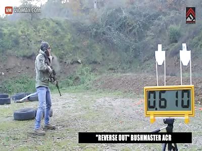 This dude can turn around and shoot you dead in less than a second.