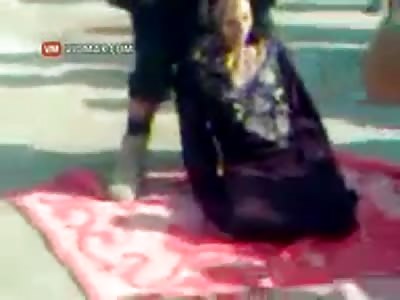 Woman gets strangled to death by Islamic fighters