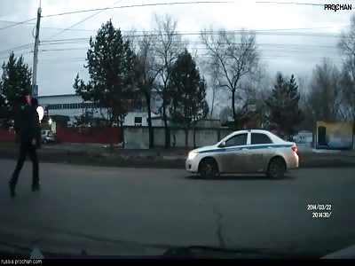 The pedestrians are as stupid